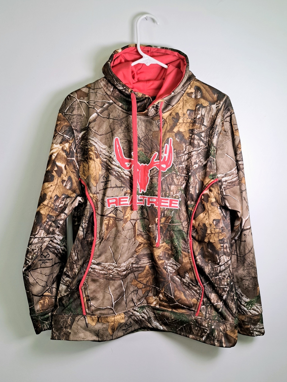 Realtree Women's Camo Hoodie Jacket with Pink Accents